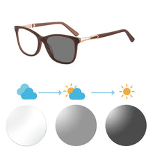 Carregar imagem no visualizador da galeria, SHINU Custom Women Glasses with Diopters Multifocal Near and Far Reading Glasses Acetate Glasses Myopia Glasses Women