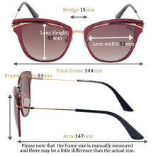 Load image into Gallery viewer, SHINU Butterfly Polarized Sunglasses For Woman Aluminum Frame UV400 Protection Glasses trendy Choice With Glasses Case