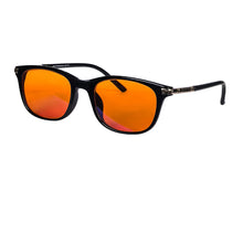 Load image into Gallery viewer, SHINU Women Red Lense Fashion Glasses Anti Blue Light Better Sleep Orange Lesnse Glasses for Long Time Work, Dyed Color Lenses