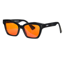 Загрузить изображение в средство просмотра галереи, SHINU Better Sleep Blue Light Blocking Glasses Men Red Lenses Anti Green Light Orange Clear lens acetate frame computer eyewear