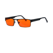 Загрузить изображение в средство просмотра галереи, Men’s glasses blue light blocking glasses Orange clear lenses leopard computer glasses computer screen protection glasses man