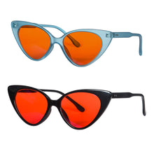 Загрузить изображение в средство просмотра галереи, Women’s Glasses Computer Glasses Light Blue Eyeglasses 99% Blocking for Game Long Time Jobs