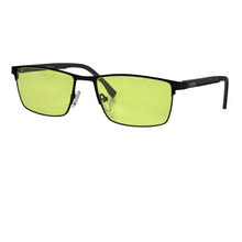 Load image into Gallery viewer, SHINU Rectangle Frame Metal Man Smart Lens Blocking Harmful Blue Light Release Beneficial Blue Light Good for Eyes