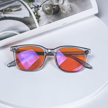 Загрузить изображение в средство просмотра галереи, SHINU Anti Blue Light Glasses Men Frame Red Lens Full Blocking for Good Sleep Orange for Long Time Working