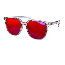 Load image into Gallery viewer, SHINU Anti Blue Light Computer Eyeglasses Red Lens for Sleep Better Orange Lens Long Time Working Eyeglasses