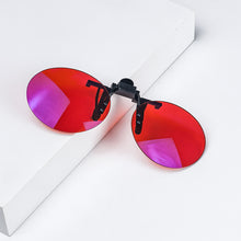 Load image into Gallery viewer, Anti Blue Light Clip on Glasses Polarized Clip on Sunglasses Orange Bluelight Lens Yellow Anti-glare Driving Lenses Brown Grey