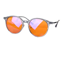 Загрузить изображение в средство просмотра галереи, SHINU Better Sleep Glasses Titanium Leg TR90 Frame Red Lenses 99% Blue Light Blocking