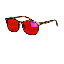 Load image into Gallery viewer, Blue and Green Wavelength Blocking Glasses Disruptive Light Blocking Glasses for Better Sleep Eliminate Eye Strain SH068RD