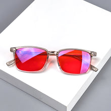 Carregar imagem no visualizador da galeria, SHINU Titanium Glasses Blue Light Filters Glasses Red Lens Glasses Sleep Better Glasses