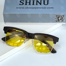 Carregar imagem no visualizador da galeria, Polarized Fishing Glasses Night Driving Glasses Men Women Blue Light Blocking Lenses Tr90 Frame Day and Night Driving Glasses