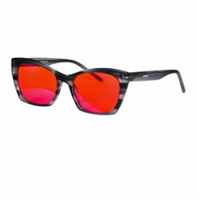 Load image into Gallery viewer, Reading Glasses Men for Distance and Near Glasses Acetate Frame Red Lens Eliminate Eye Strain