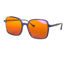 Load image into Gallery viewer, Orange Gaming Glasses Blue Light Filter Computer Work Glasses Red Lenses Red Glasses for Women RGA093