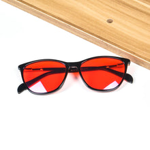 Load image into Gallery viewer, Aectate Glasses Women Anti Blue Light Red Lens Computer Glasses for Good Sleep Orange for Long Time RD153
