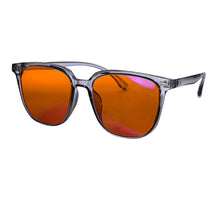Load image into Gallery viewer, SHINU Anti Blue Light Computer Eyeglasses Red Lens for Sleep Better Orange Lens Long Time Working Eyeglasses
