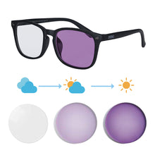 Загрузить изображение в средство просмотра галереи, Мужские очки, фотохромные линзы, очки по рецепту, мужские фотохромные очки для близорукости, очки для близорукости с линзами 8068