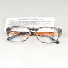 Carregar imagem no visualizador da galeria, Shinu óculos de leitura multifoco progressivo, bloqueador de luz azul, armação de pernas de madeira, óculos anti-radiação de luz azul zf109