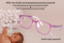 Загрузить изображение в средство просмотра галереи, Оправа PPSU с защитой от синего света, компьютерные очки по рецепту для детей, для мальчиков и девочек, детские очки с защитой от синего света-PPSU006