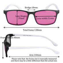 Load image into Gallery viewer, Color Blindness Glasses for Men Color Blind Reading Eyeglasses Myopia Colorblind Change Color Sunglasses SHINU-SH014