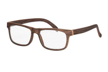 Загрузить изображение в средство просмотра галереи, Мужские очки, деревянные очки из черного дерева, зебра, ручная работа, очки по рецепту, близорукость, синие легкие компьютерные очки для мужчин