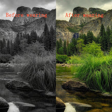 Загрузить изображение в средство просмотра галереи, Очки для дальтонизма SHINU для мужчин, красно-зеленые солнцезащитные очки для дальтонизма, очки в металлической оправе-8011