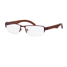 Load image into Gallery viewer, SHINU Men's Reading Glasses Blue Light Blocking Computer Eyeglasses See Clearly Glasses for Looking Far Wood Frame 2726