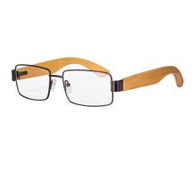 Carregar imagem no visualizador da galeria, Shinu óculos de leitura com armação de madeira masculina, óculos de computador com bloqueio de luz azul, óculos para clientes-1.00 + 2.00 2728