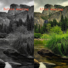 Загрузить изображение в средство просмотра галереи, Очки SHINU для дальтоников для мужчин, металлическая оправа, красно-зеленые очки для слепоты, солнцезащитные очки цветового видения-8002