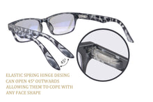 Загрузить изображение в средство просмотра галереи, 4 упаковки с фильтрами синего света, защитные очки для глаз, женские и мужские очки для чтения на расстоянии, дальнозоркость SHINU-SH066