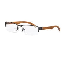 Load image into Gallery viewer, SHINU Men's Reading Glasses Blue Light Blocking Computer Eyeglasses See Clearly Glasses for Looking Far Wood Frame 2726