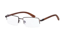 Load image into Gallery viewer, SHINU Anti Blue Light Reading Glasses +300 Men's Wood Frame Glasses Blue Light Filters Computer Eyeglasses-2738/2742