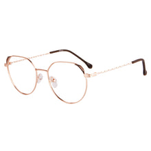 Загрузить изображение в средство просмотра галереи, Прогрессивные мультифокусные очки для чтения с защитой от синего света в металлической оправе — 372