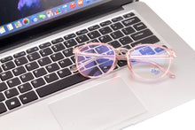 Load image into Gallery viewer, Progressive Multifocus Reading Glasses Blue Ray Blockers Women Men Eyeglasses Big Face SHINU-2022