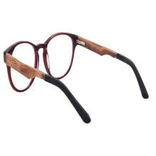 Carregar imagem no visualizador da galeria, Shinu masculino anti luz azul progressivo multifoco óculos de leitura bloqueio de raios azuis leitores óculos acetato armação de madeira zf110