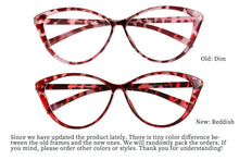Carregar imagem no visualizador da galeria, Shinu óculos femininos anti luz azul, óculos de leitura multifoco progressivo, armação de olho de gato 5865