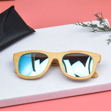 Load image into Gallery viewer, SHINU Sun Glasses for Women Fashion Bamboo Wood Glasses Polarized Sunglasses Shades for Men Fishing Eyeglasses-6016