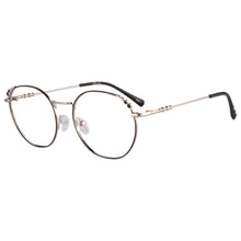 Загрузить изображение в средство просмотра галереи, Очки для чтения в круглой оправе с чистыми линзами и защитой от синего света — 6088