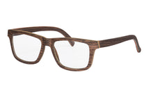 Загрузить изображение в средство просмотра галереи, Мужские очки, деревянные очки из черного дерева, зебра, ручная работа, очки по рецепту, близорукость, синие легкие компьютерные очки для мужчин