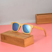 Load image into Gallery viewer, SHINU Sun Glasses for Women Fashion Bamboo Wood Glasses Polarized Sunglasses Shades for Men Fishing Eyeglasses-6016