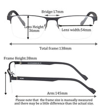 Load image into Gallery viewer, ADD+0.75 Progressive Myopia Glasses Anti Fatigue Prevent Nearsight Deepen Eyeglasses Anti Blue Light Ray Eyeglasse for Men SHINU-SH055