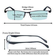 Load image into Gallery viewer, SHINU Color Blind Glasses for Men Colorblindness Color Weakness Glasses for Red-Green Blindness Outdoor/Indoor Corrective-N1255