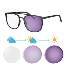 Carregar imagem no visualizador da galeria, Shinu óculos de miopia feminino, óculos de sol fotocrômicos para mulheres, mudança de lente azul, óculos de transição, óculos negativos sh080