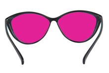 Загрузить изображение в средство просмотра галереи, Оправа Cateye красного цвета для слепых женщин, зеленые солнцезащитные очки для слепоты SHINU-5865