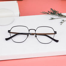 Carregar imagem no visualizador da galeria, Shinu óculos de armação de titânio para homens, óculos de prescrição anti luz azul para miopia, armações de madeira multifoco para leitura
