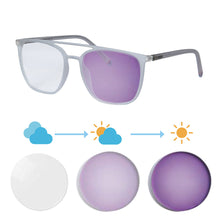 Carregar imagem no visualizador da galeria, Shinu óculos de miopia feminino, óculos de sol fotocrômicos para mulheres, mudança de lente azul, óculos de transição, óculos negativos sh080