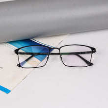 Cargar imagen en el visor de la galería, SHINU Large Frame Oversized Style for Men Big Face Titanium Glasses Lightweighted and Durable Eyeglasses-J3832