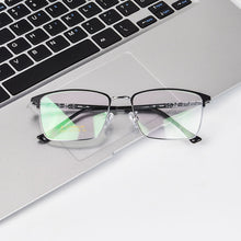 Cargar imagen en el visor de la galería, SHINU Large Frame Oversized Style for Men Big Face Titanium Glasses Lightweighted and Durable Eyeglasses-J3832