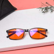 Load image into Gallery viewer, SHINU 99.9% Blue Light Blocking Reading Glasses with Orange Tinted Filter Lens for Nighttime Anti Screen Glare Computer Eyeglasses-SH074