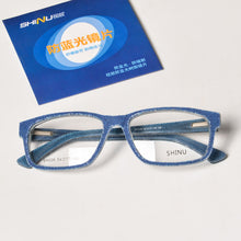 Загрузить изображение в средство просмотра галереи, SHINU, очки для близорукости с защитой от синего света, мужские и женские джинсовые очки, очки по рецепту, очки для близорукости для компьютера-SH006