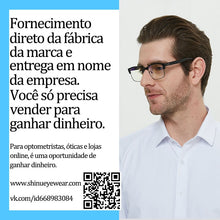 Load image into Gallery viewer, Men’s Glasses Metal Frame Orange Lenses Blue Light Filter Computer Glasses for Gaming Full Blocking Light Blue Eyewear Lunette