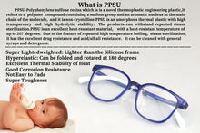 Загрузить изображение в средство просмотра галереи, Оправа PPSU с защитой от синего света, компьютерные очки по рецепту для детей, для мальчиков и девочек, детские очки с защитой от синего света-PPSU006